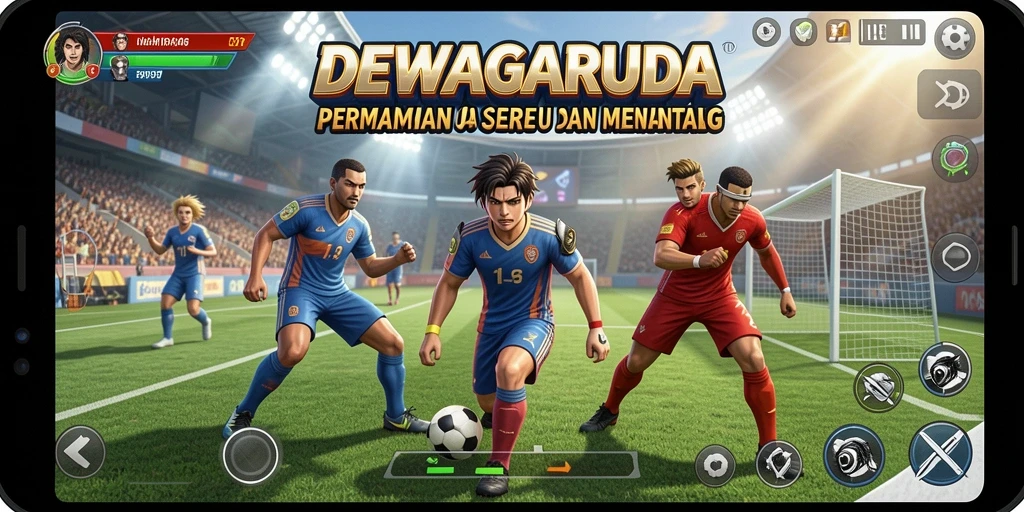 Tampilan gameplay DEWAGARUDA yang seru dan mendebarkan.