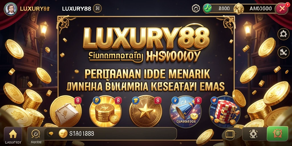 Tampilan gameplay LUXURY88 yang menarik dan mengasyikkan.