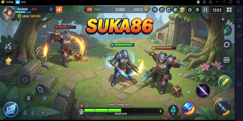 Tampilan gameplay SUKA86 yang menegangkan dan penuh strategi.