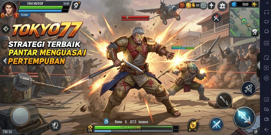 Gameplay menantang dari TOKYO77 dengan aksi strategi yang intens.